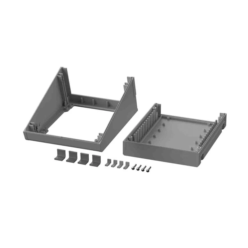 Bopla Ultrapult Series Light Grey ABS Desktop Enclosure Sloped Front 157.5 mm x 198.9 mm x 120.4 mm 45320185 UMP 32018 FP