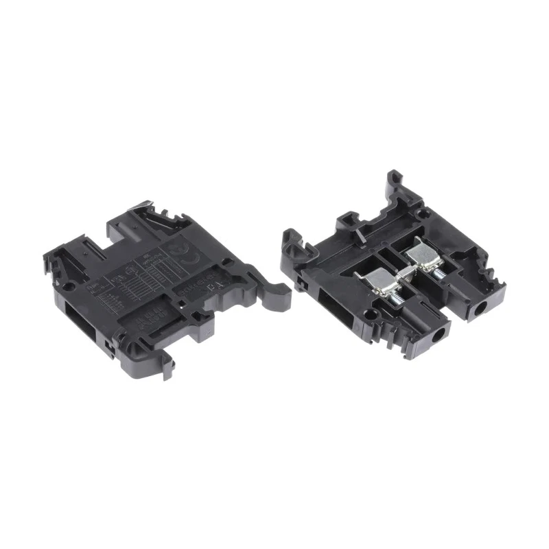 Entrelec SNA Series DIN Rail Terminal Block Black, 4mm² Cable CSA, 1-Level, Screw Termination, 1000V AC, 32A 1SNA105031R1400