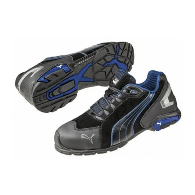 Puma Safety Women's Black Aluminium Safety Trainer Size UK 8 EU 42 Lace Up with Aluminium Toe 642750