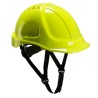 Portwest Yellow Safety Helmet Chin Strap Included Ventilated Adjustable ABS Material EN 397 161-8137