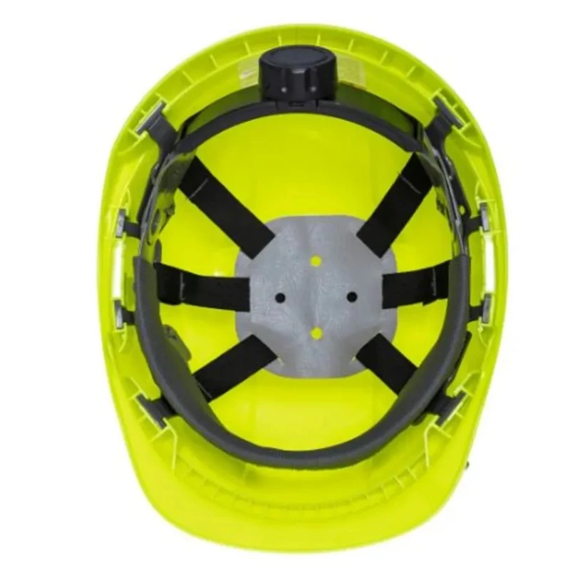 Portwest Yellow Safety Helmet Chin Strap Included Ventilated Adjustable ABS Material EN 397 161-8137