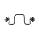 Bulgin Silver IEC Connector Retaining Clip for use with PX Range KT0006