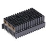 TE Connectivity MULTIGIG RT 2 1.8 mm Pitch VITA 46 Centre Backplane Connector, Straight Female, 16 Column, 9 Row 1410140-1