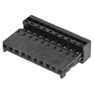 Wurth Elektronik 10-Way IDC Connector Female for Cable, 1 Row, 3A, 500V AC, Gold over Nickel Plating 661010152023