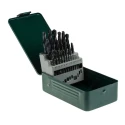 Bosch 25-Piece High Speed Steel Twist Drill Bit Set for Metal, 1 mm to 13 mm Size Range 2607019446