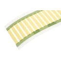TE Connectivity Yellow White Print Heat Shrink Labels 50 mm Width 1000 Per Pack HX-SCE-4.8-50-4