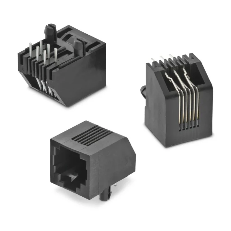 Wurth Elektronik Unshielded Horizontal RJ45 Modular Jack Connector Female PCB Mount 1 Port 6 Way RJ45