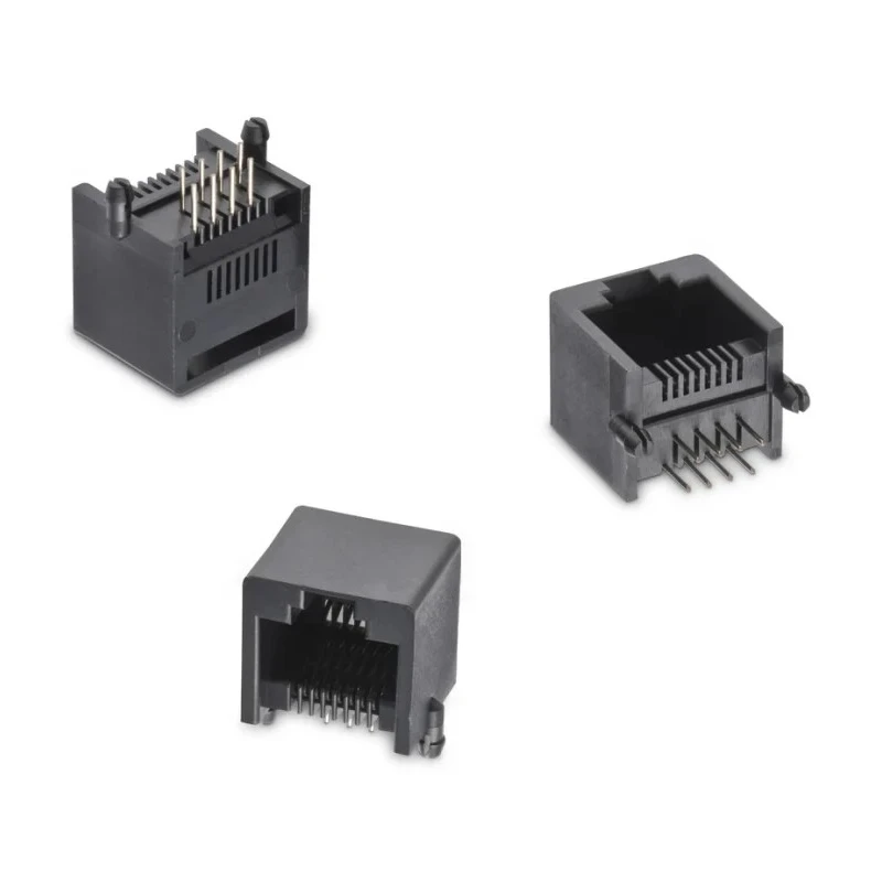 Wurth Elektronik WR-MJ Series RJ45 Connector Female PCB Cat3 Unshielded Horizontal 1 Port 8 Way RJ45