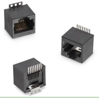 Wurth Elektronik WR-MJ Series RJ45 Connector Female Surface Mount Cat3 Unshielded Vertical 1 Port 4 Way 634108149621