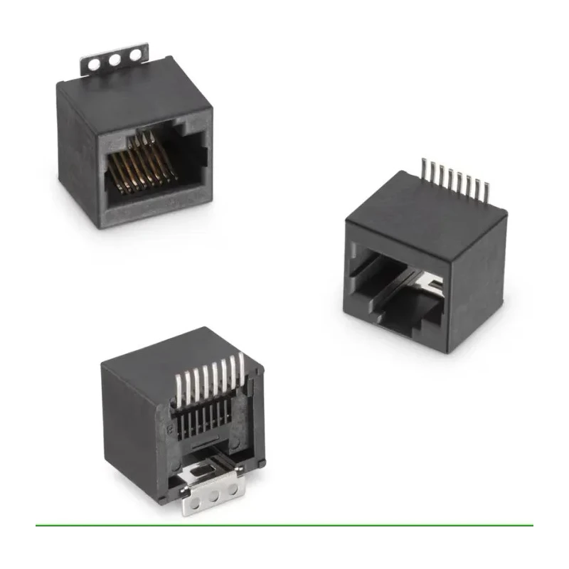 Wurth Elektronik WR-MJ Series RJ45 Connector Female Surface Mount Cat3 Unshielded Vertical 1 Port 4 Way 634108149621