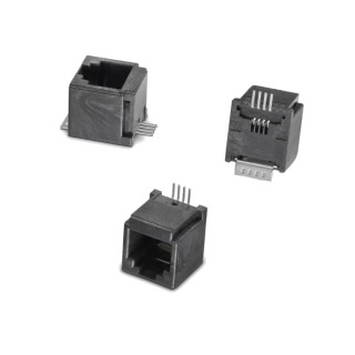 Wurth Elektronik WR-MJ Series RJ45 Connector Female, Surface Mount, Unshielded Vertical 1 Port 4 Way RJ45