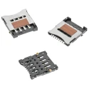 Wurth Elektronik Micro SIM Card Connector Hinge Type 8 Way Hinged Micro SIM Memory Card Connector, Solder 693022010811
