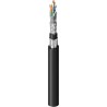 Belden Ethernet Cable, Shielded Screened, 305 m Length, Black PVC Jacket, Stranded Copper Conductor 72V 8 Cores 8.7mm Cat6a