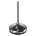 RS PRO M10 80 mm Diameter Stainless Steel Adjustable Foot, 1000 kg Static Load Capacity, 10° Tilt Angle 162-3262