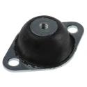 RS PRO Round M6 Anti-Vibration Mount, Natural Rubber, 9 kg Compression Load, 64 mm OD, 20 mm Height 162-3223