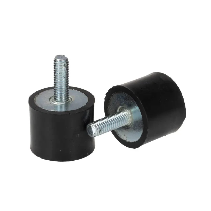 RS PRO Cylindrical M6 Anti-Vibration Mount Male Buffer Foot 36.8kg Compression 25mm OD 20mm Height 162-3225