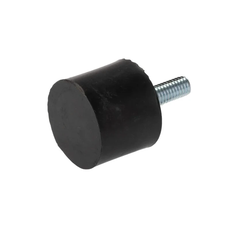 RS PRO Cylindrical M6 Anti-Vibration Mount Male Buffer Foot 36.8kg Compression 25mm OD 20mm Height 162-3225
