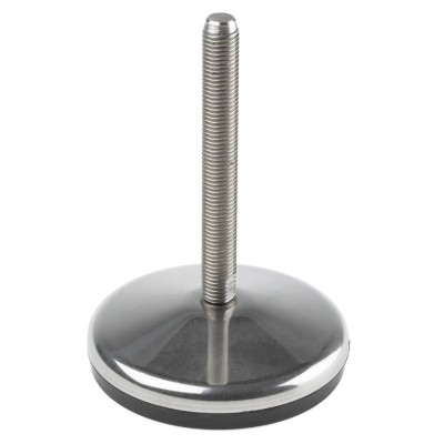 RS PRO M16 120 mm Diameter Stainless Steel Adjustable Foot 3000 kg Static Load Capacity 10 ° Tilt Angle 162-3263