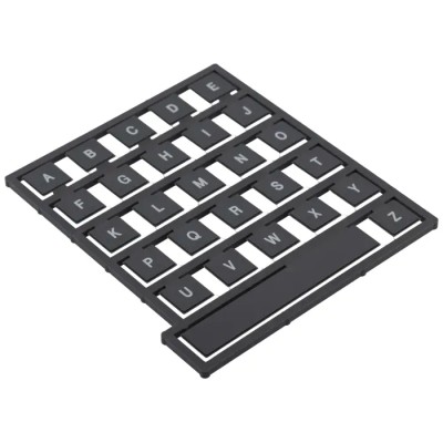 Storm Keypad Legend Sheet Legend Tiles - Set C for 700, 700 Series, 900 Series 70C00102