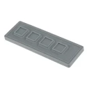 Storm IP67 4 Key Aluminium Keypad IP67