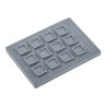 Storm IP67 12 Key Aluminium Keypad, 4x3 Layout, 20000 Operations Mechanical Life, Aluminium Housing and Actuator IP67 IP67