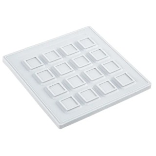 Storm 16 Key Aluminium Keypad IP67 Rated, Matrix Output, Aluminium Housing IP67