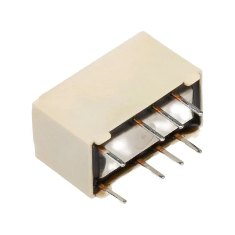 Omron Signal Relay, PCB Mount, 5V DC Coil, 2A Switching Current, DPDT Contact Configuration G6S-2 DC5