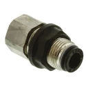 Legris Pneumatic Fitting Brass Nickel Finish Female Threaded-to-Tube Push-In 6 mm Connection LF3000 Series LF3000