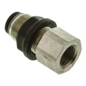 Legris Pneumatic Fitting Brass Nickel Finish Female Threaded-to-Tube Push-In 6 mm Connection LF3000 Series LF3000