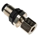 Legris Pneumatic Bulkhead Adaptor Technical Polymer Push-in 6 mm Connection LF3000 