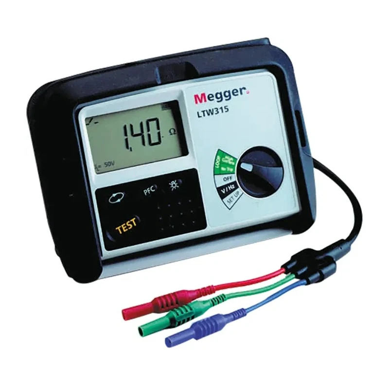Megger Earth Loop Impedance Tester with Loop Impedance Test Type 2 Wire, 3 Wire, 440V, RCD Test Type AC, RCD LTW315-EU-BS