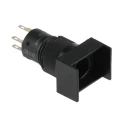 Omron A3C Series Illuminated Momentary Push Button Switch, Panel Mount, 18 mm Cutout, SPST, Rectangular Actuator A3CJ-7011
