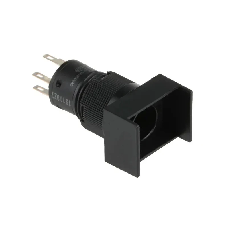 Omron A3C Series Illuminated Momentary Push Button Switch, Panel Mount, 18 mm Cutout, SPST, Rectangular Actuator A3CJ-7011