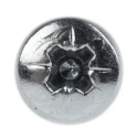 RS PRO Steel Pozidriv Pan Head Machine Screw M3 Thread 6 mm Length Passivated Zinc Plated 198-295