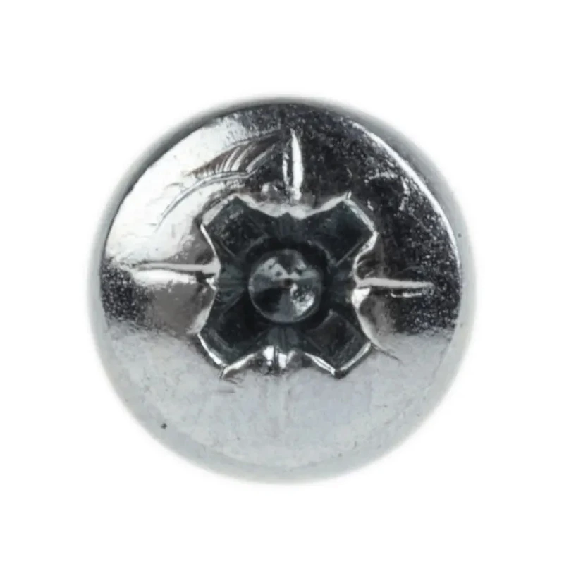 RS PRO Steel Pozidriv Pan Head Machine Screw M3 Thread 6 mm Length Passivated Zinc Plated 198-295