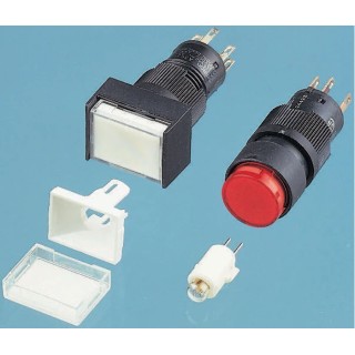 Omron Yellow Rectangular Push Button Lens A3CJ-500Y