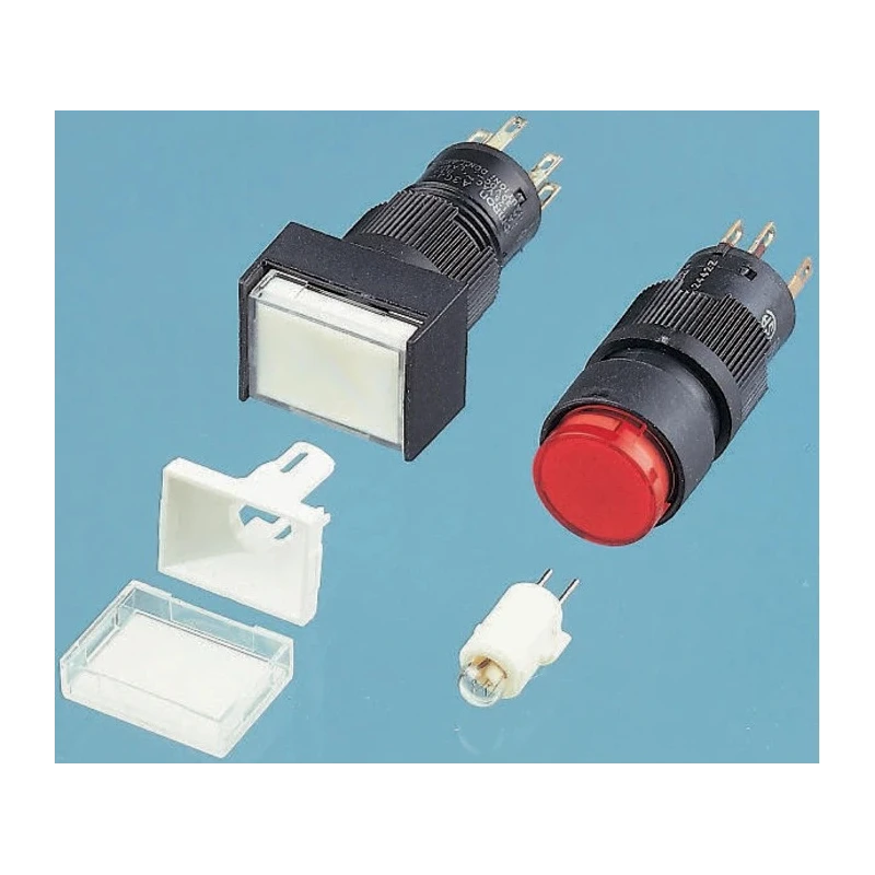 Omron Yellow Rectangular Push Button Lens A3CJ-500Y