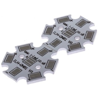 Intelligent LED Solutions Thermal Gap Pad 1.6 mm Thick, 20 mm x 20 mm Metal ILH-ON01-PCB VER A