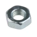 RS PRO Bright Zinc Steel Hex Nut M3, DIN 934 198-318