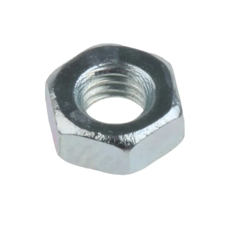 RS PRO Bright Zinc Steel Hex Nut M3, DIN 934 198-318