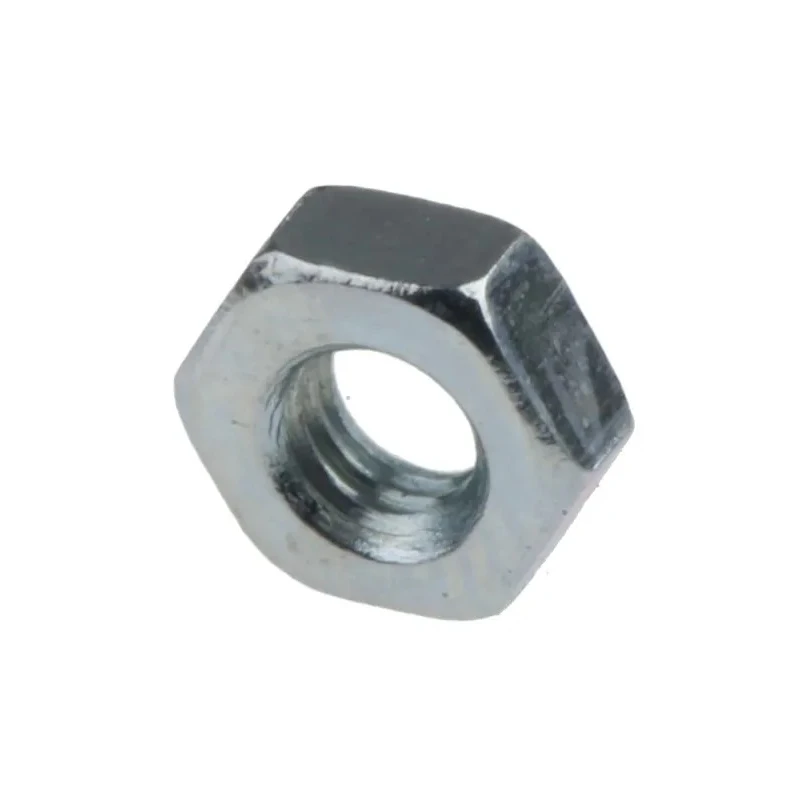 RS PRO Bright Zinc Steel Hex Nut M3, DIN 934 198-318