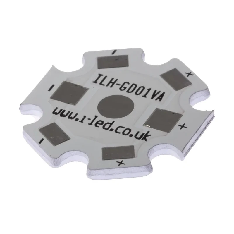 Intelligent LED Solutions ILH Series Self-Adhesive Thermal Gap Pad 1.6 mm Thick 20 mm x 20 mm Metal ILH-GD01-PCB VER A