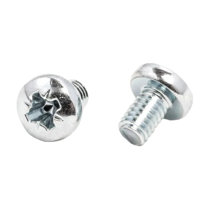 RS PRO Pozidriv Pan Steel Machine Screw 6 mm M4 198-324