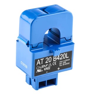 LEM AT-B420L Series Current Transformer 20 A 20V dc 30 V dc 16mm Bore AT 20 B420L