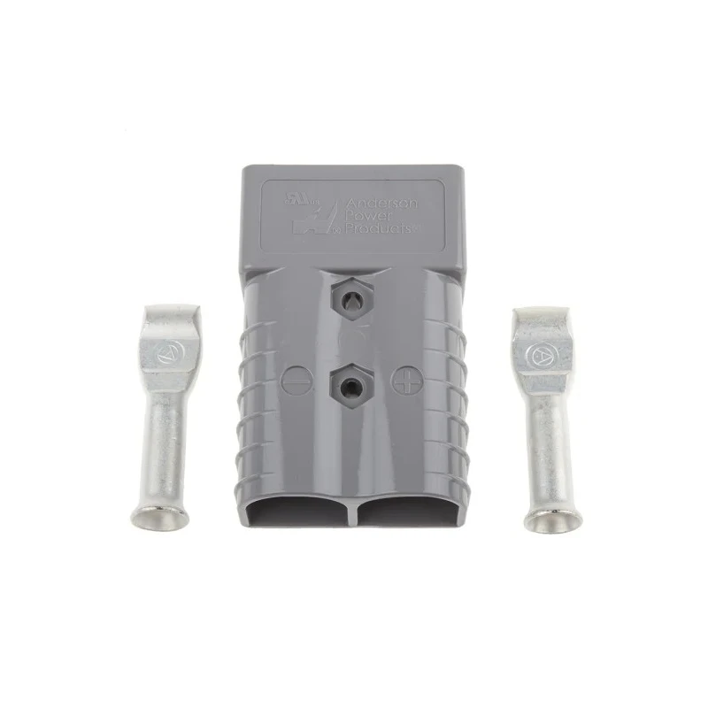 Anderson Power Products SB350 Series 2 Way Male Battery Connector, Straight Cable, 600V, 450A SB350