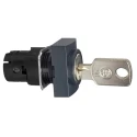 Schneider Electric Harmony XB6 2-position Key Switch Head Spring Return 16 mm Cutout ZB6DGL