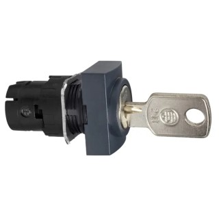 Schneider Electric Harmony XB6 2-position Key Switch Head Spring Return 16 mm Cutout ZB6DGL