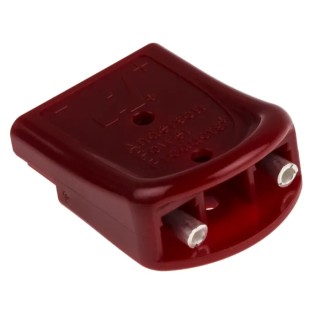 Anderson Power Products Powerpole 15-45 Series 2 Way Male Battery Connector Straight Cable 600V 52A SBSMINIRED-15