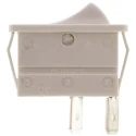 Arcolectric (Bulgin) Ltd SPST Latching On-Off Rocker Switch Panel IP67 Aluminium Housing C1300VQAAC
