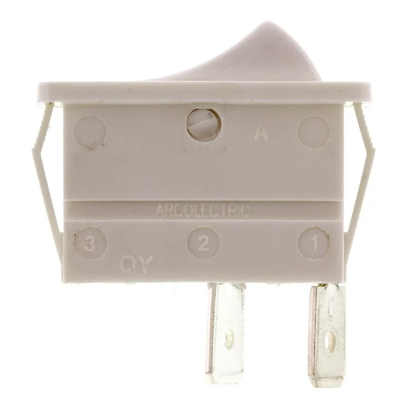 Arcolectric (Bulgin) Ltd SPST Latching On-Off Rocker Switch Panel IP67 Aluminium Housing C1300VQAAC